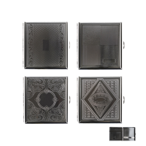 ATOMIC  Cig case chrom metall + E/T