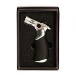 Cozy Electronic Lighter Burner 4-Jetflame Refillable Black Matte