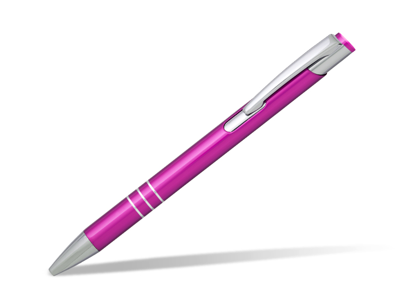 OGGI, metalna hemijska olovka, roze (pink)