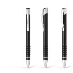 OGGI GRIP, metalna hemijska olovka, crna (black)