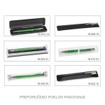 OGGI GRIP, metalna hemijska olovka, crna (black)