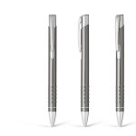 OGGI GRIP, metalna hemijska olovka, sjajni tamni metal (gun)