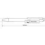BLADE, metalna hemijska olovka, crna (black)
