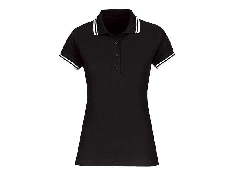 ADRIA, ženska polo majica kratkih rukava, crna (black)
